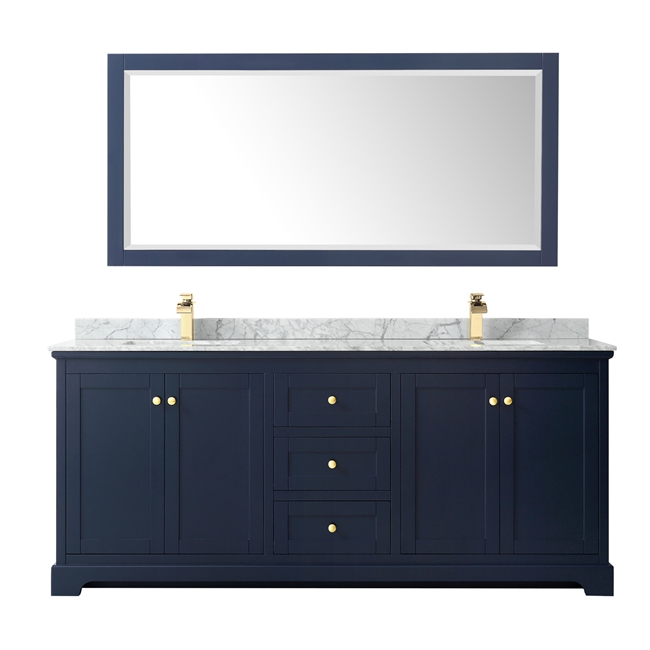 Avery 80" Double Bathroom Vanity by Wyndham Collection